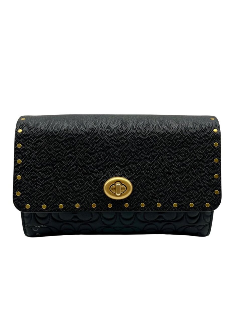 Coach Black Marlow 66610 Clutch Bag